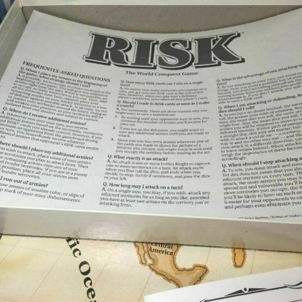 RISK THE‎ WORLD CONQUEST 1993 Board Game